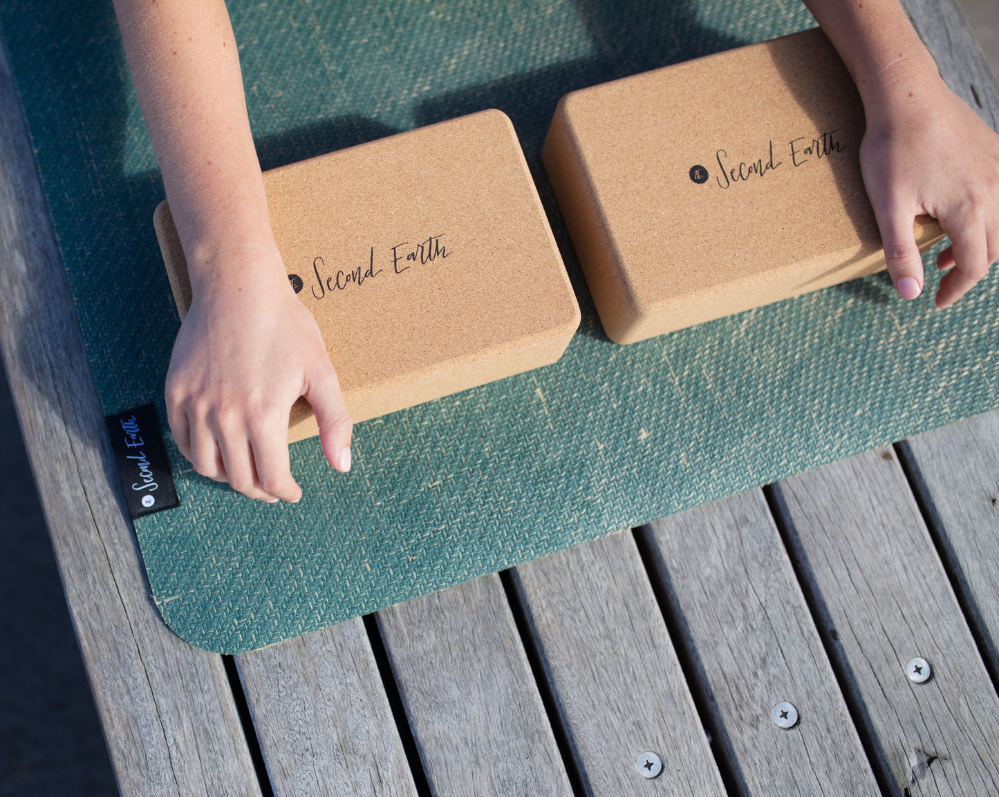 Australia's best yoga cork blocks – Second Earth 2E Levitate - Natural and eco friendly cork yoga block