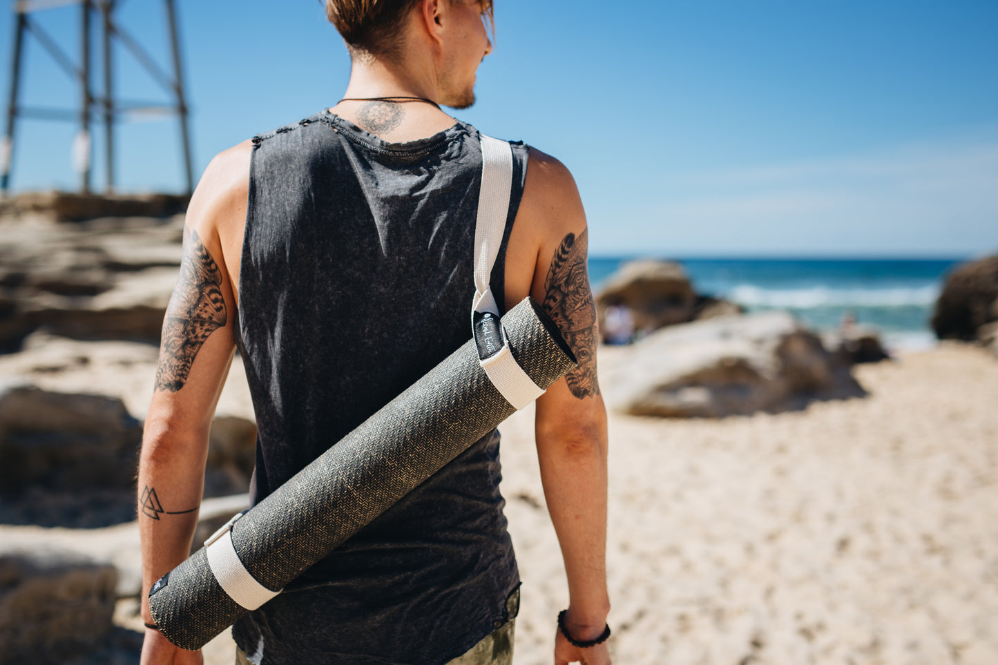 Australia's best yoga mat - 2e Connected Eco Yoga Mat - Earth Black