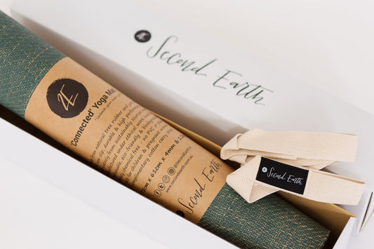 Second Earth Eco Yoga Mat in box
