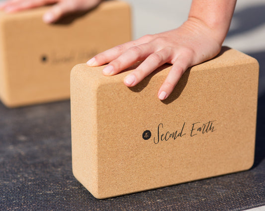 Australia's best yoga cork blocks – Second Earth 2E Levitate - Natural and eco friendly cork yoga blocks